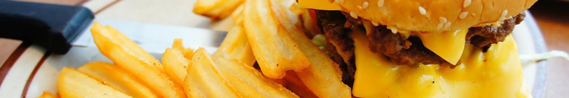 Eating American (Traditional) Burger Diner at Sycamore Drive-In restaurant in Bethel, CT.